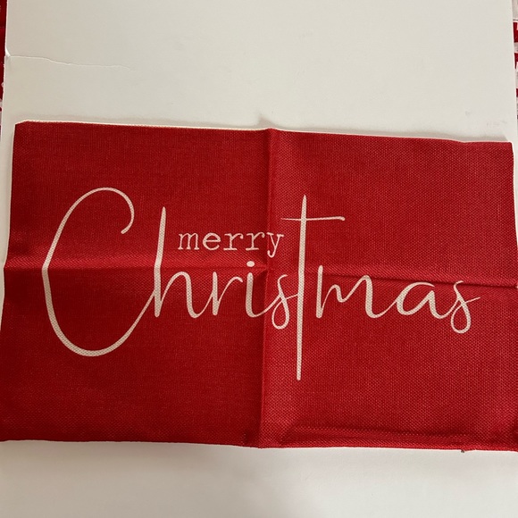 Other Christmas Accent Pillow Cover Lumbar 12x2 Poshmark